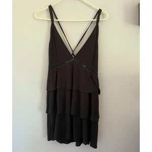 ASOS 12 black tiered dress